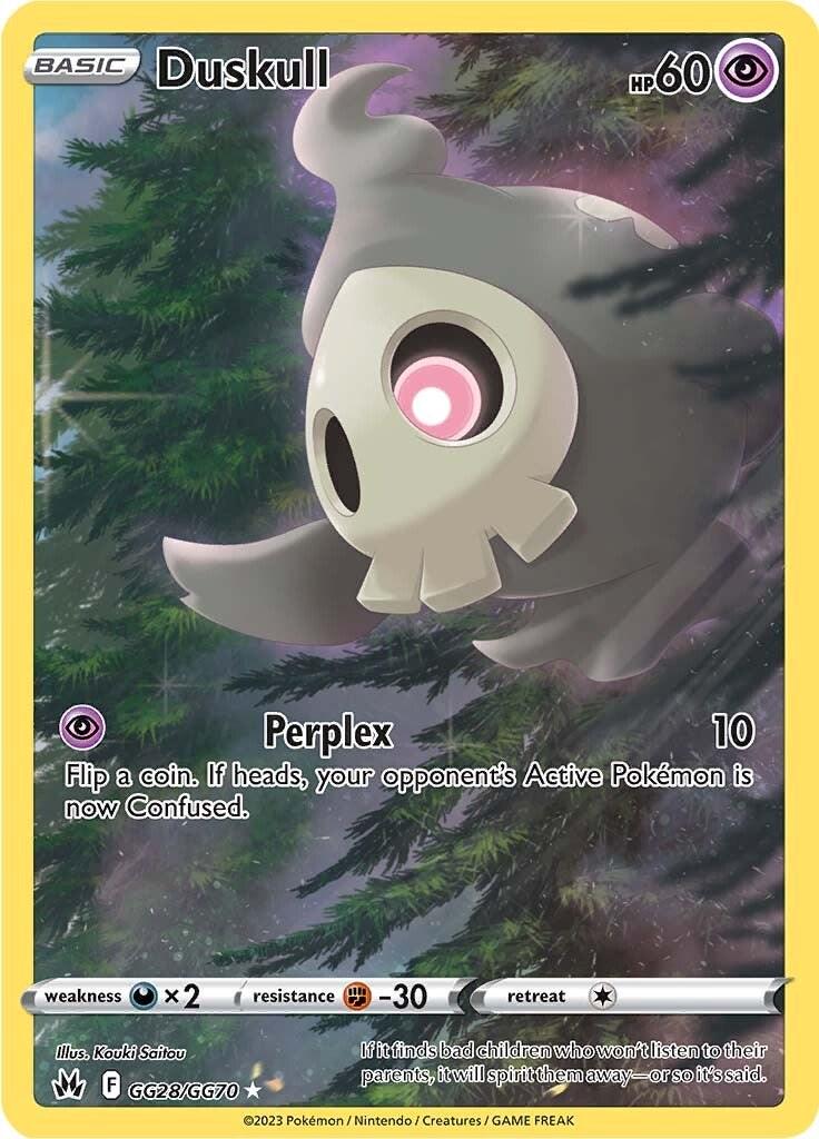 Crown Zenith Duskull Pokémon card